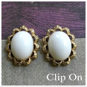 MONET Vintage Clip On Earrings